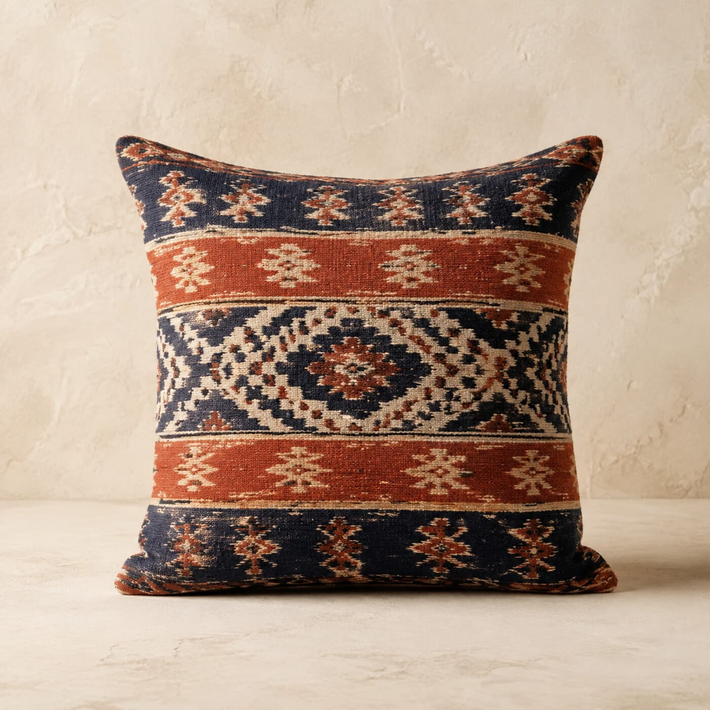Handwoven Ikat Cushion